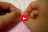 布ナプキンの縫い方の動画・ブランケットステッチの方法